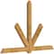 Ekena Millwork Kennewick Rough Sawn Timber Gable Bracket, Western Red Cedar, 108"W x 72"H x 4"D x 6"F, 16/12 Pitch GBW108X72X0406KEN00RWR - alternate 2